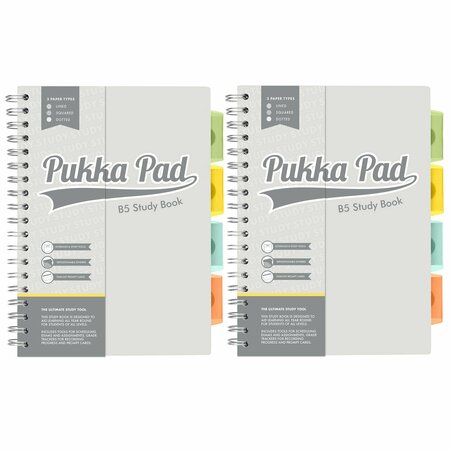 PUKKA PADS B5 Study Book, 2PK 9824-STU